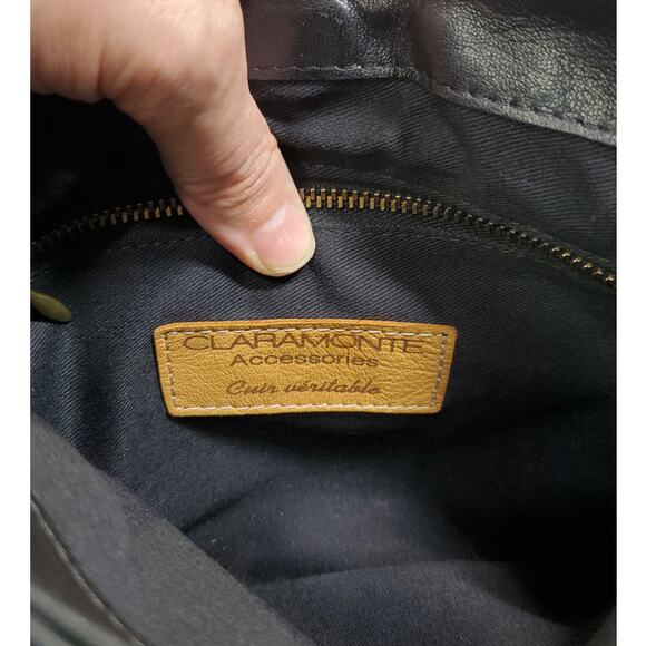 Claramonte Accessories-Anthropologie| Leather & Fabric Suzy Crossbody Bag - Picture 6 of 11